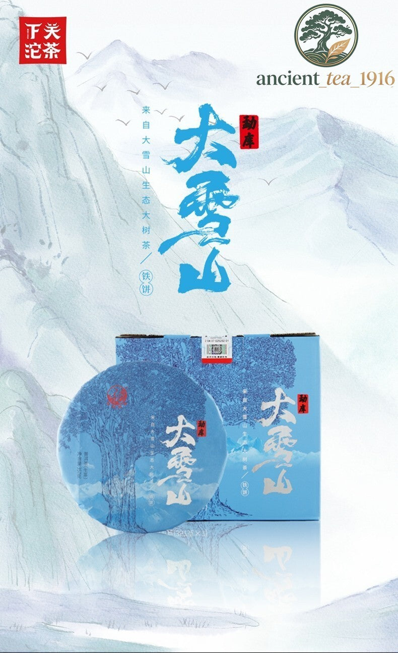 357g 2022 Xiaguan Mengku Big Snow Mountain Big Tree Tie Bing Puerh Puer Raw Tea