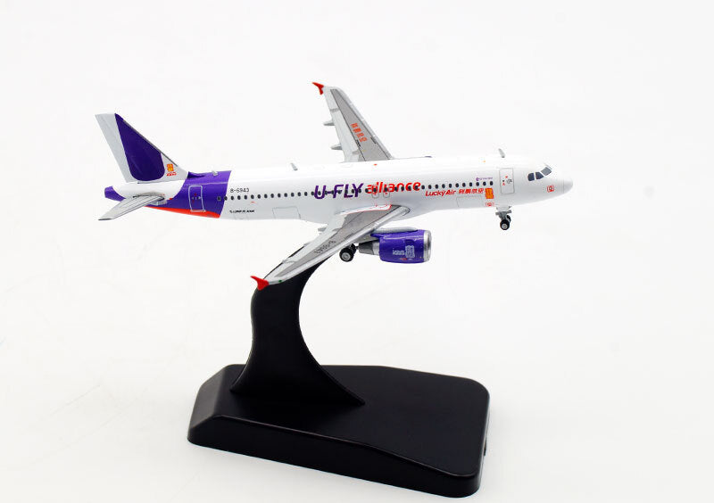 JC Wings Lucky Air U-FLY alliance AIRBUS A320 B-6943 1/400 diecast plane model