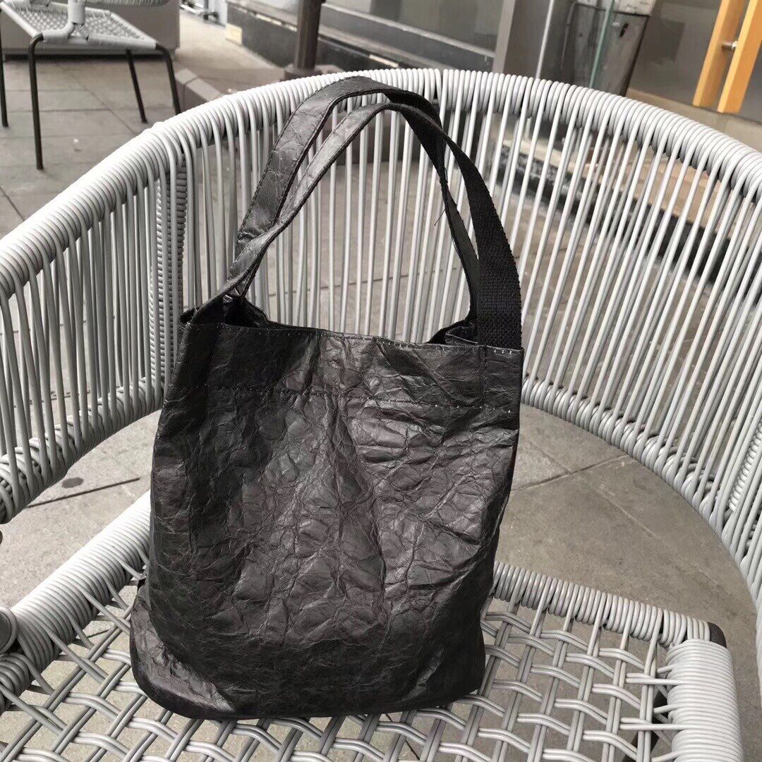 2023 Kraft Paper Women Shoulder Bags Paper Lady Handbags Crossbody Bag Female