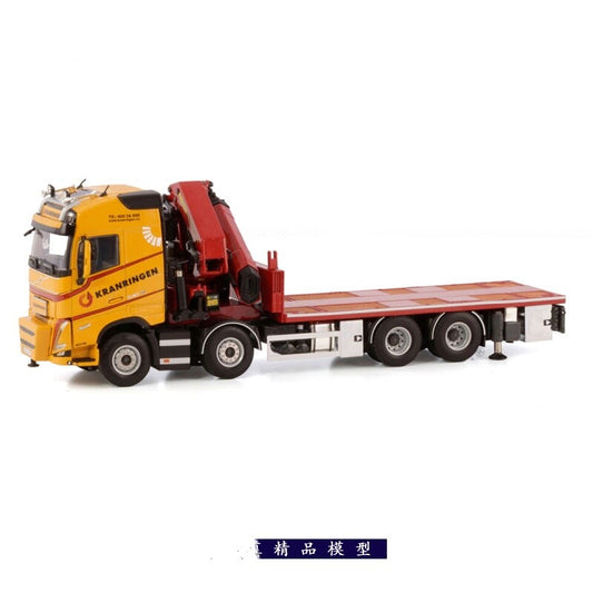 1:50 WSI TRUCK 8X2 PALFINGER PK 780002-SH +JIB Truck-mounted Crane Diecast Model