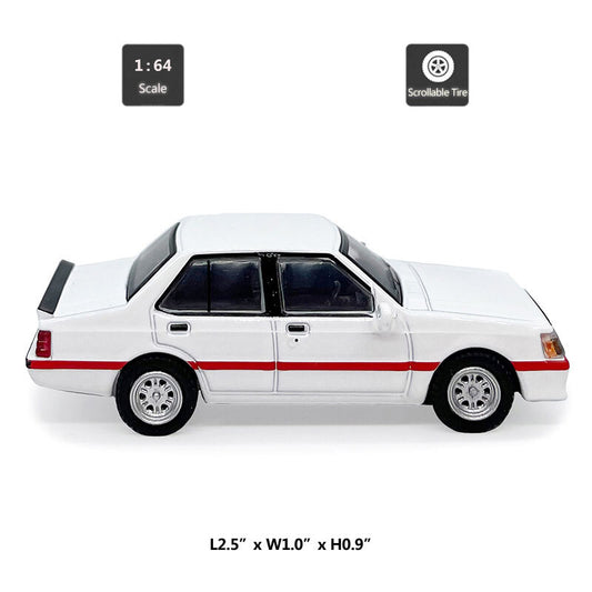 Mitsubishi Lancer EX2000 Turbo 1:64 Diecast Model Car Alloy Metal Vehicle White