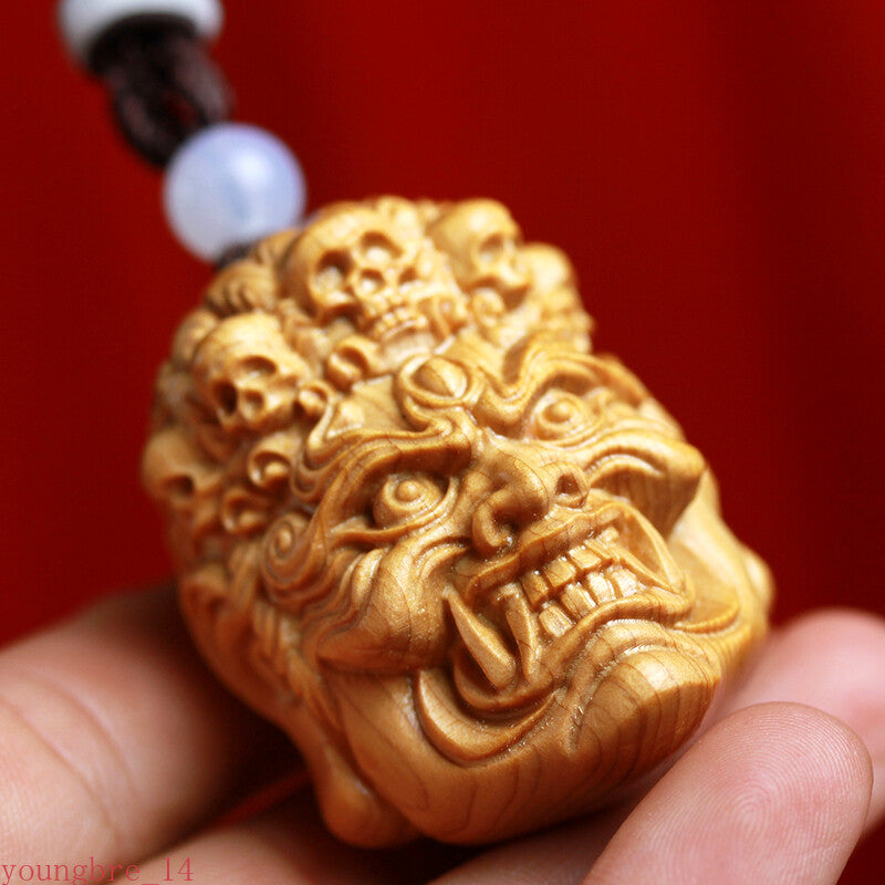 New Boxwood Solid Wood Buddha Statue Pendant Buddha Statue Ornaments