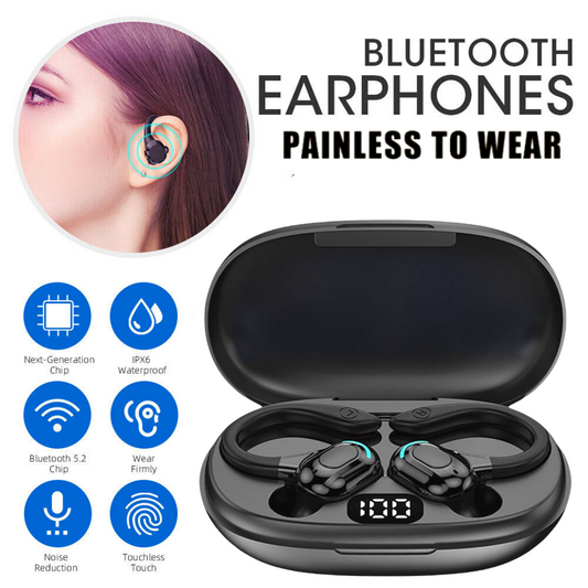 Bluetooth 5.1 Earbuds True Wireless Headphones Super Bass Waterproof Headset US