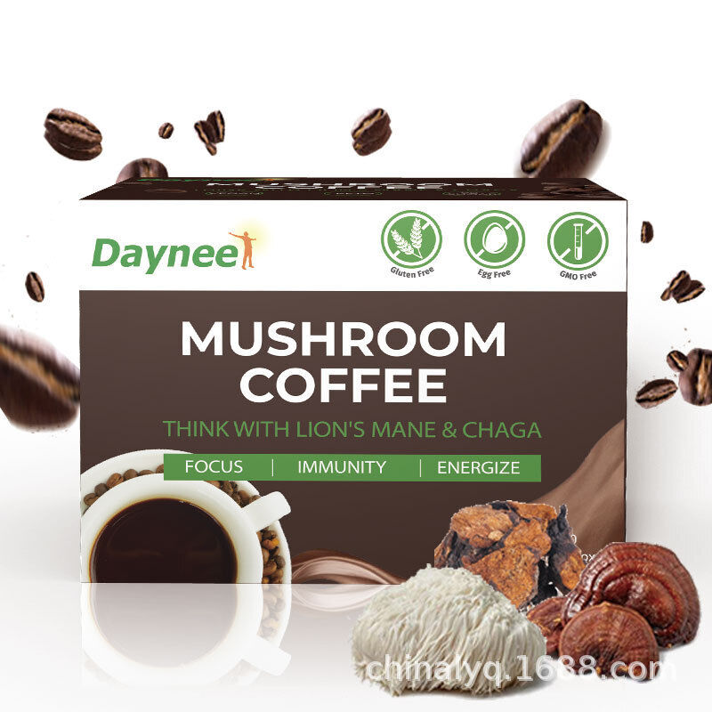 Mushroom Coffee Mix for Immune Support Natural Herbal Tea