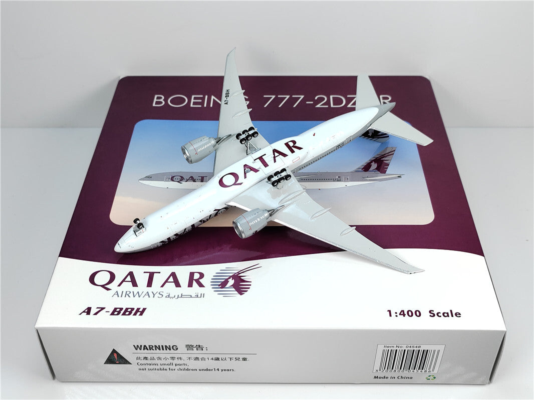 1:400 Phoenix QATAR BOEING B777-200L Airplane Diecast Aircraft Plane Model