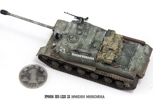 1/72 Su 122 tank destroyer Model ISU-122S 23