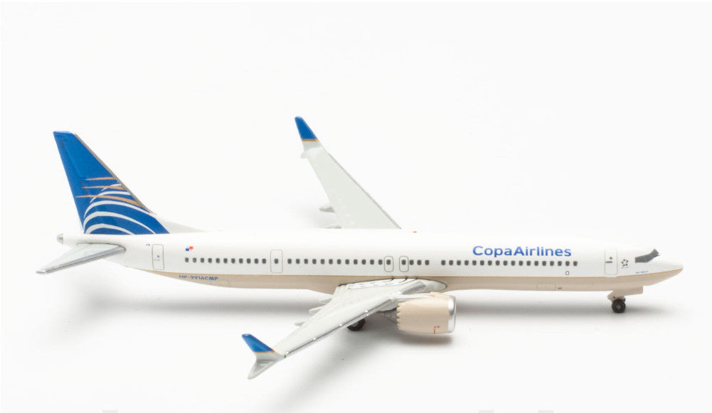 1:500 Herpa Copa Airlines Boeing 737 MAX 9 Passenger Airplane Diecast Model