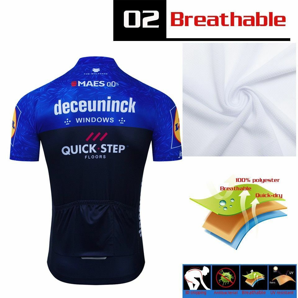 Cycling Jersey Set Quick Step Team Clothing Road Bike Suit Bicycle Bib Short MTB