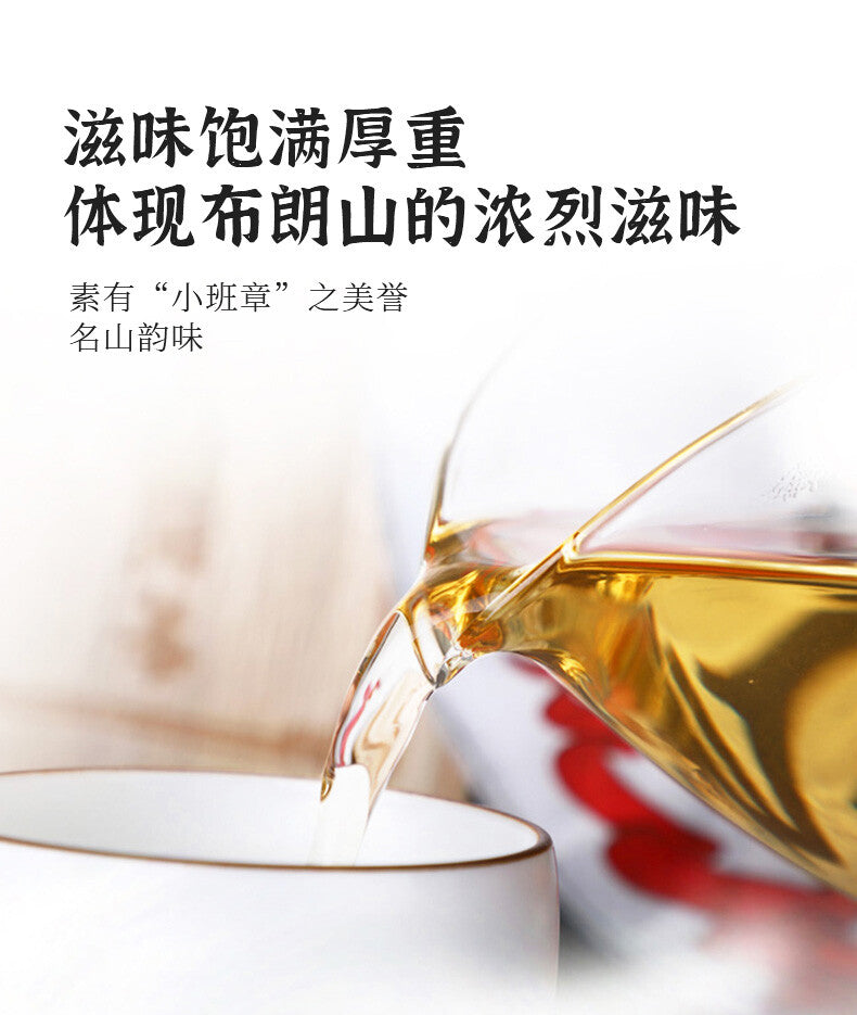 2021 Haiwan Zhang Jia San Dui Puer Raw Tea Bulang Famous Mountain Aged Tree 500g