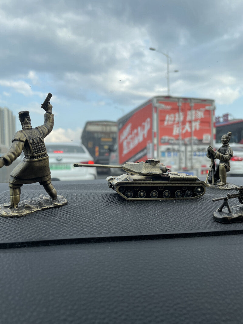 1:72 The Soviet Union CCCP IS-2 Heavy Tank Model All-metal Bronze