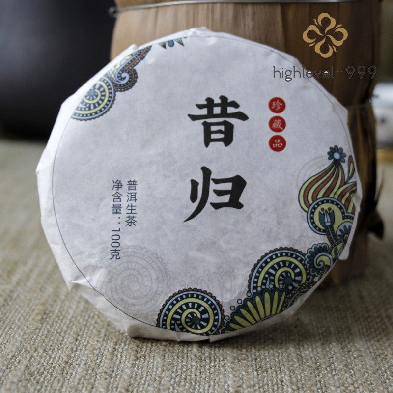 100g Raw Pu'er Tea Cake 2020 Yunnan Dry Stored Xigui Manglushan Ancient Tree