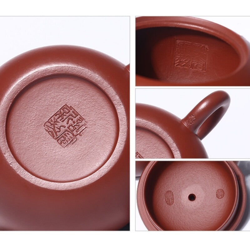 Collected Rare Original Ore Real Yixing Zisha Dahongpao Clay Teapot Marked Xishi