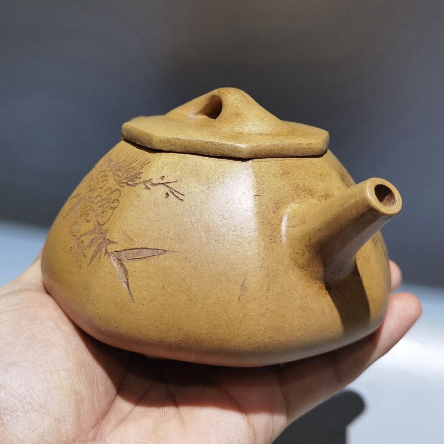 vintage China yixing purple clay teapot zisha ceremony ceramic exquisite tea set