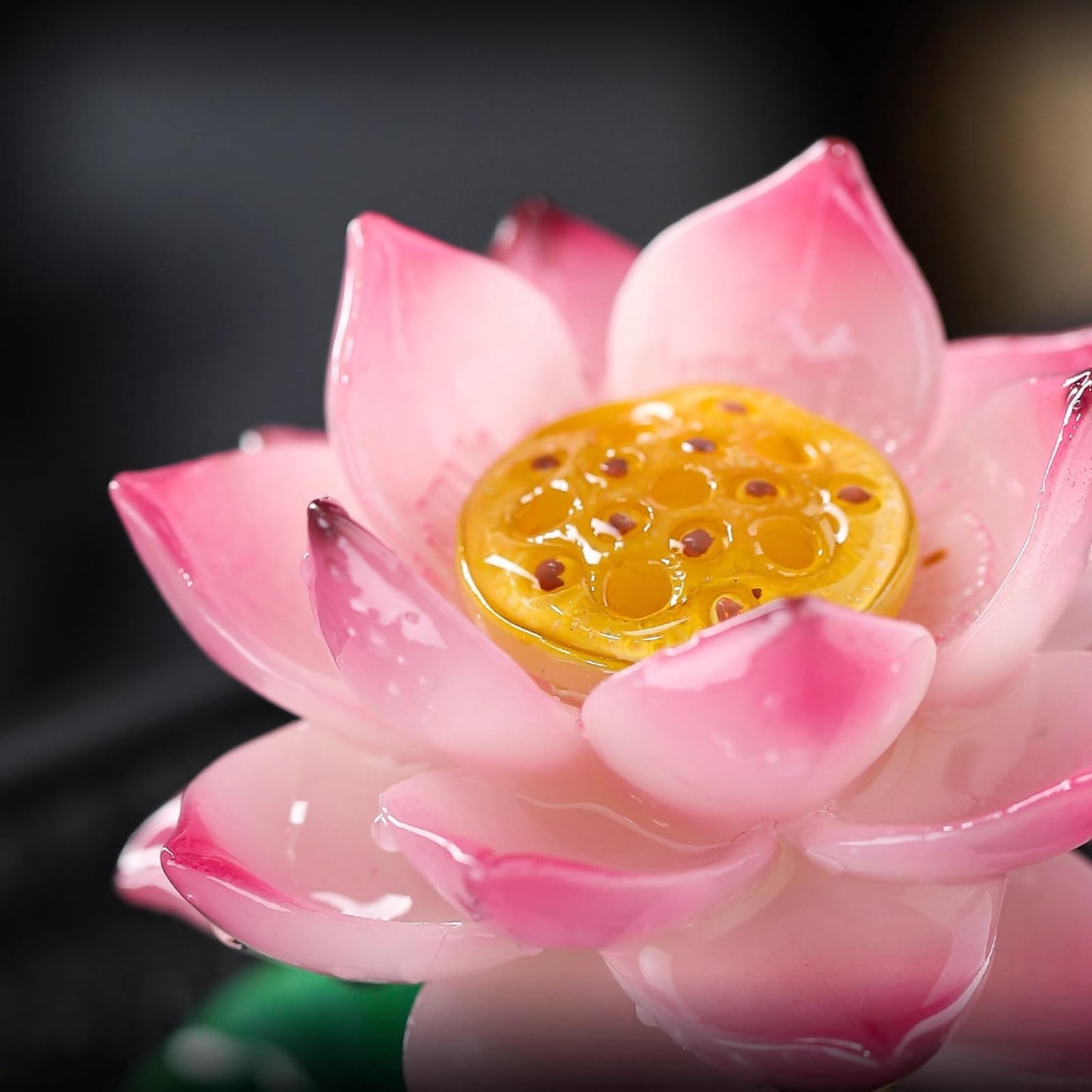 Lotus Golden Toad Color Change Resin Tea Pet 8.8cm Tea Play Kung Fu Tea Set