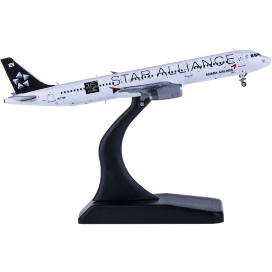 JC Wings Asiana for Airbus A321 HL7730 1/400 DIECAST Aircraft Pre-builded Model