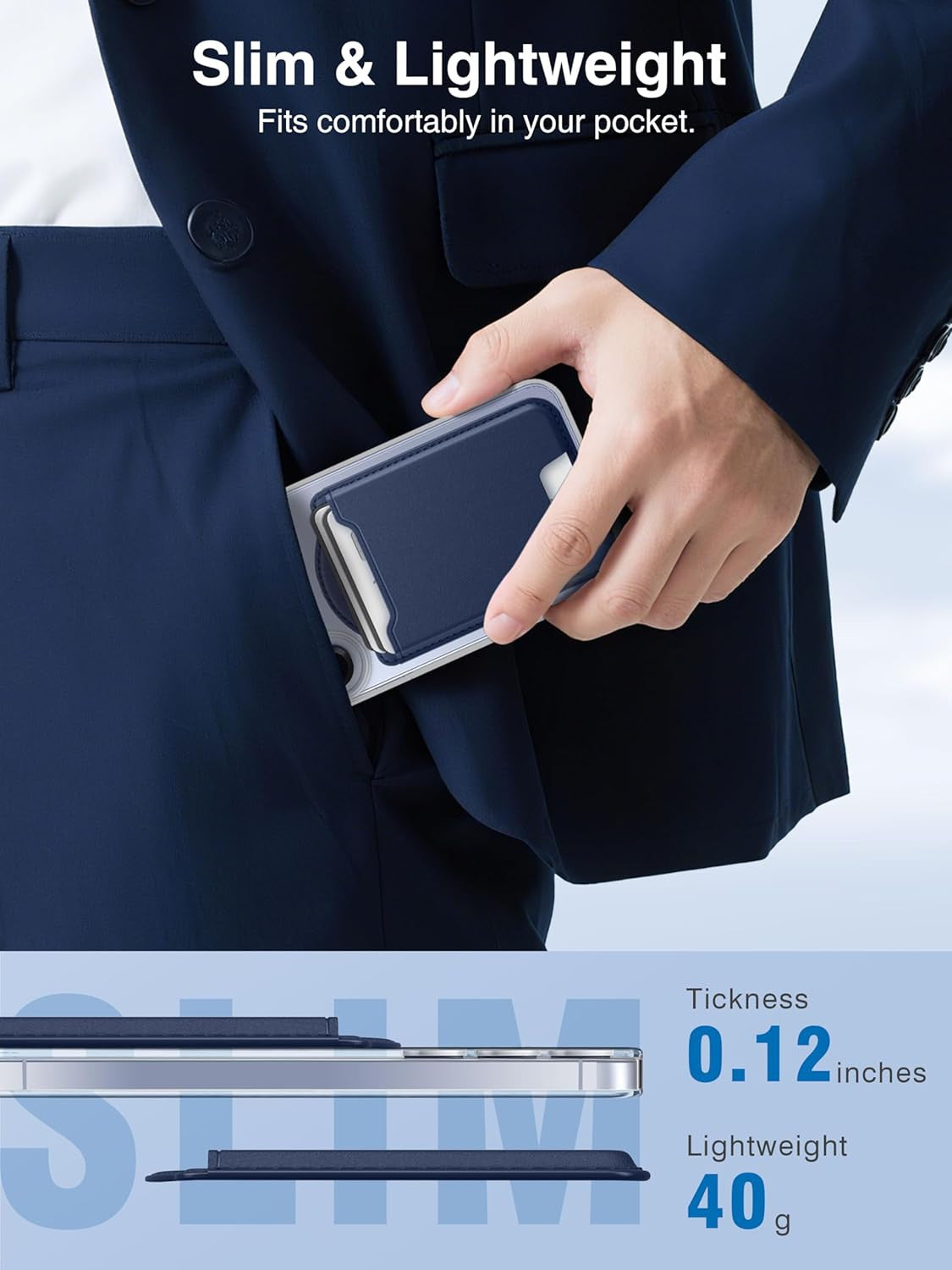 for Magsafe Wallet, Magnetic Wallet for Samsung Galaxy S25/S24 Series and Galaxy