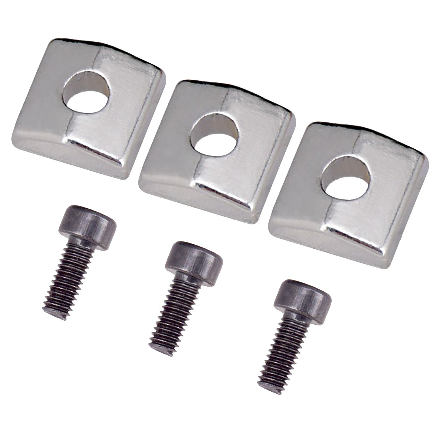 3 Pcs Nut Blocks Clamp and Screws Kits For Electric Guitar Tremolo bridge zz