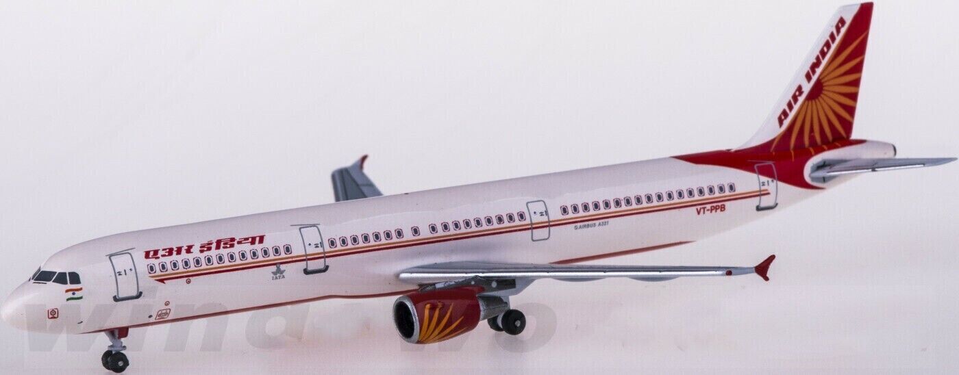1:400 Aeroclassics AIR INDIA AIRBUS A321 Passenger Airplane Diecast Plane Model