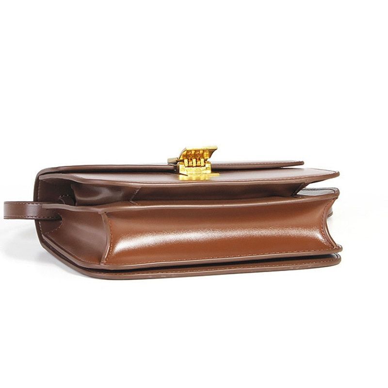 Genuine Leather Flap Bag Single Shoulder Bag Crossbody Handbag 20*16*8/23*18*8CM