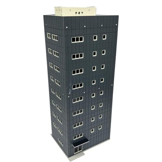1:160 N Scale Scenery CBD Tall Office Building Trade Centre Grey House Kit Model