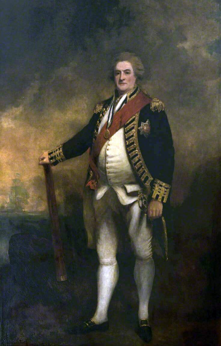 Dream-art Oil painting John-Hoppner-Admiral-Lord-Duncan-Commander-of-the-British