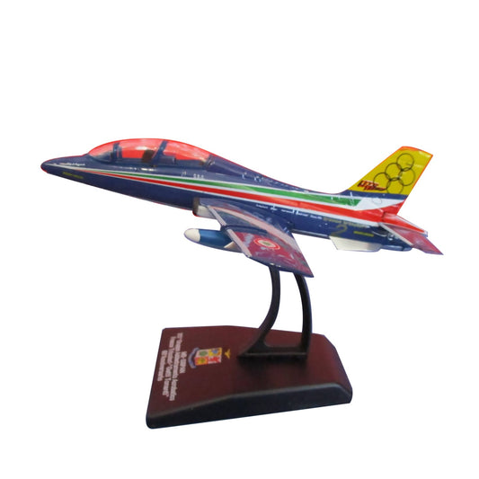 Alloy 1/100 Scale MB-339 PAN Jet Finished Model Aircraft Toy Gift Collection