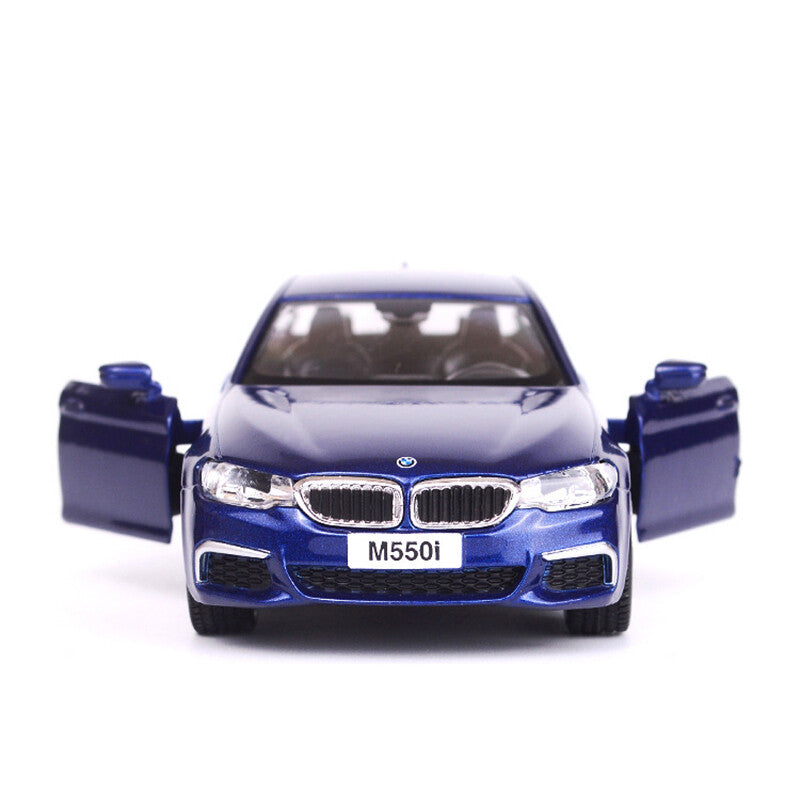 1/36 BMW M550i Model Car Diecast Toy Vehicle Toys for Boys Kids Gifts Blue