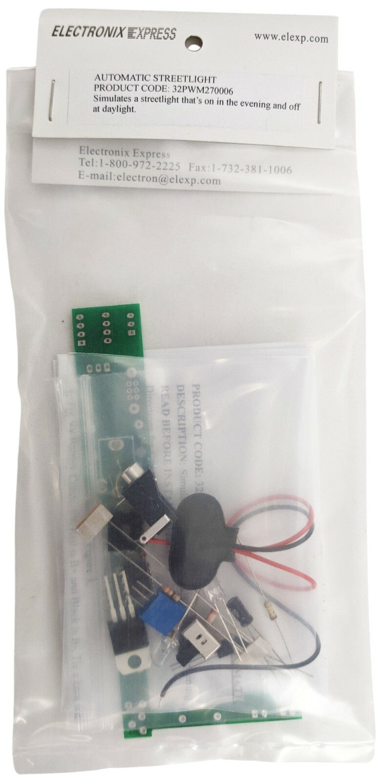 DIY Automatic Street Light for Model Railroad Soldering Kit with Assembly Manual