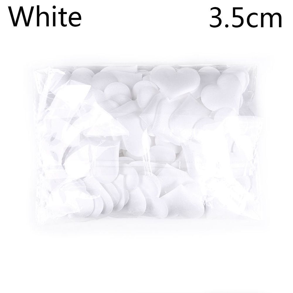 Wedding Party Decoration 100Pcs Padded Fabrics Throwing Petals Love Heart Decors