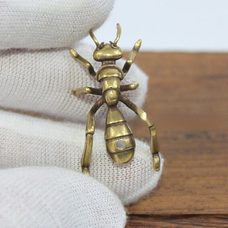 Ant Brass Figurine Statue House Office Table Decoration Animal Figurines Toys