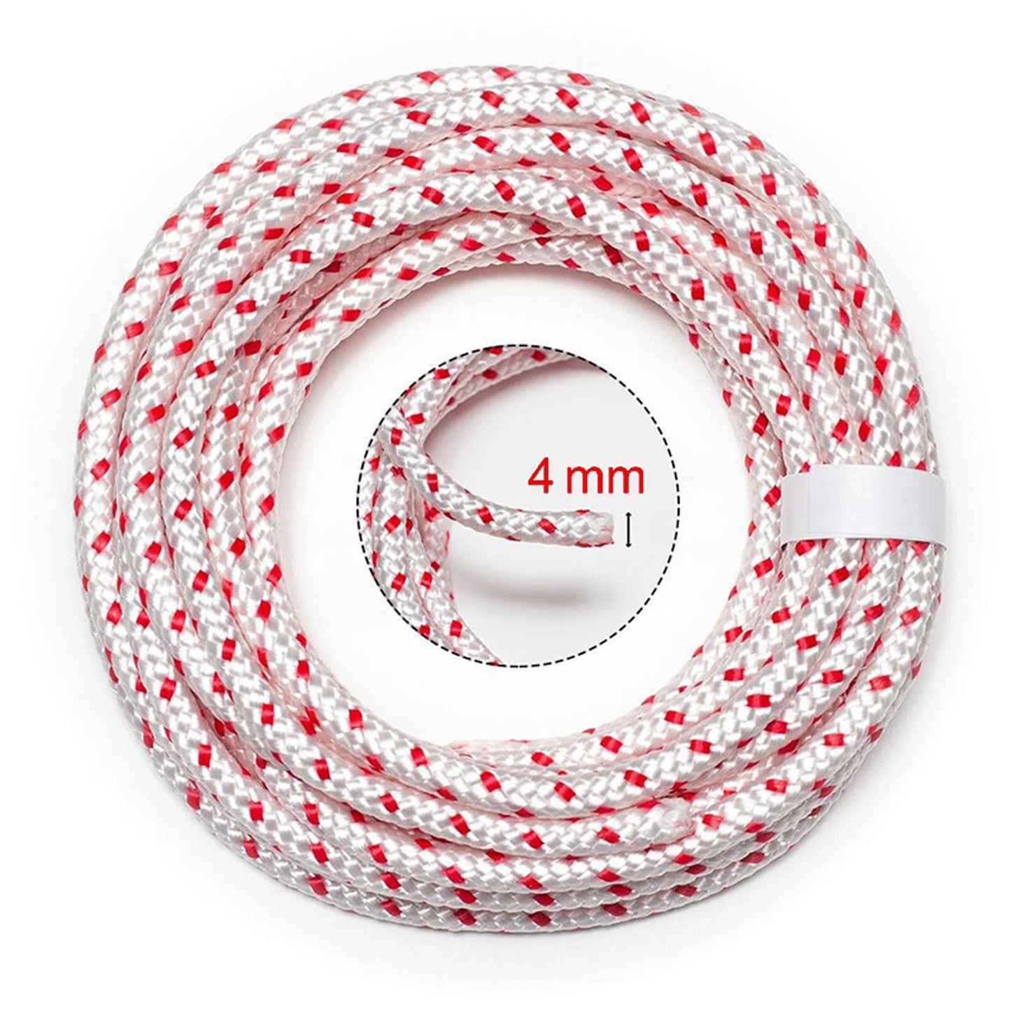 10mX 4mm Chainsaw Lawn Mower Starter Rope Construction Equipment For Honda