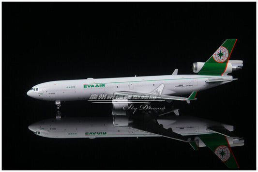 1:400 JC Wings EVA AIR MCDONNELL DOUGLAS MD-11F Airplane Diecast Aircraft Model