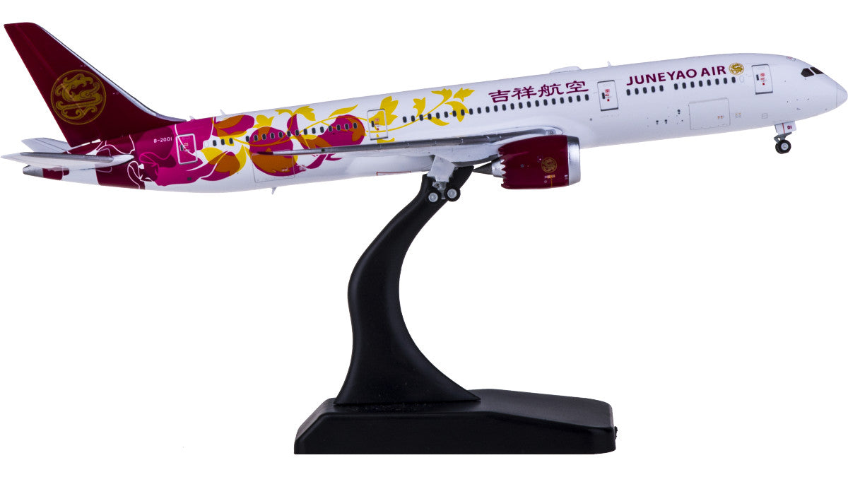 1:400 JC Wings JUNEYAO AIR BOEING 787-9 Passenger Airplane Diecast Plane Model