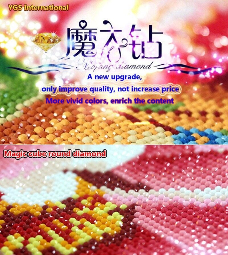 DIY 5D Flower Triptych Rhinestones Pictures Diamond Painting Hand Diamond Mosaic