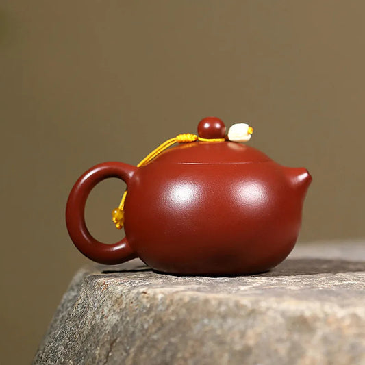 Chinese Yixing Zisha Teapot Handmade Xishi Small Capacity Dahongpao Kettle pot