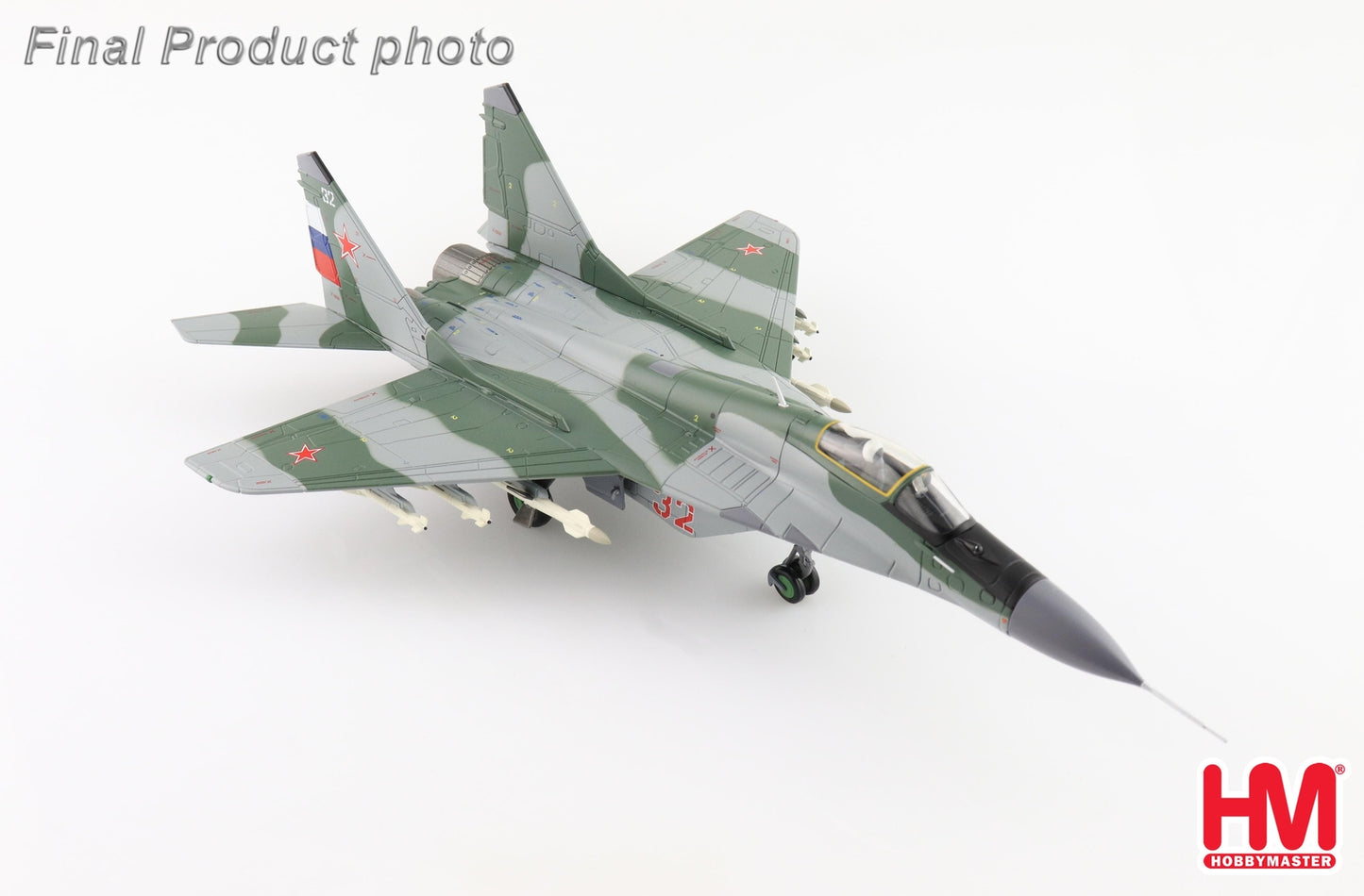 1:72 HM MIG-29A Fulcrum Red 32, 960th FR, 1997 Fighter Diecast Aircraft Model