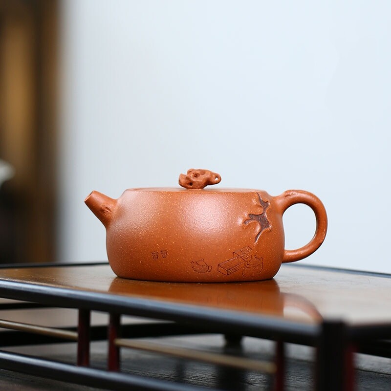 34 Infuser Holes Real Yixing Zisha Tea Pot Jiangpo Clay Handmade Pot Marked New