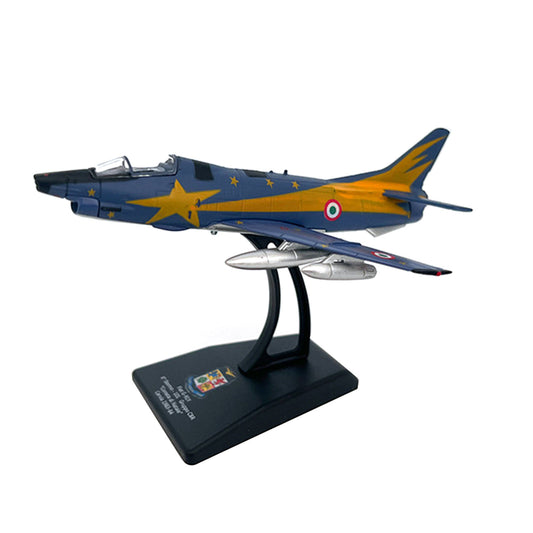 1:100 Scale Fiat G-91Y Fighter Alloy Aircraft Model Plane Static Display Gift