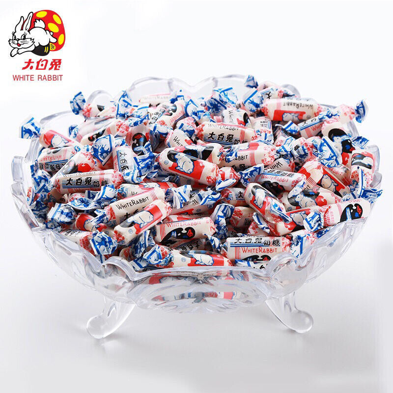 100g~500g Milk Creamy Candy, White Rabbit Milky Hard Candy, Sweets Snack Food