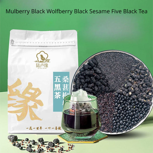 Five Black Tea Black Wolfberry Mulberry Black Bean Black Rice Combo Tea