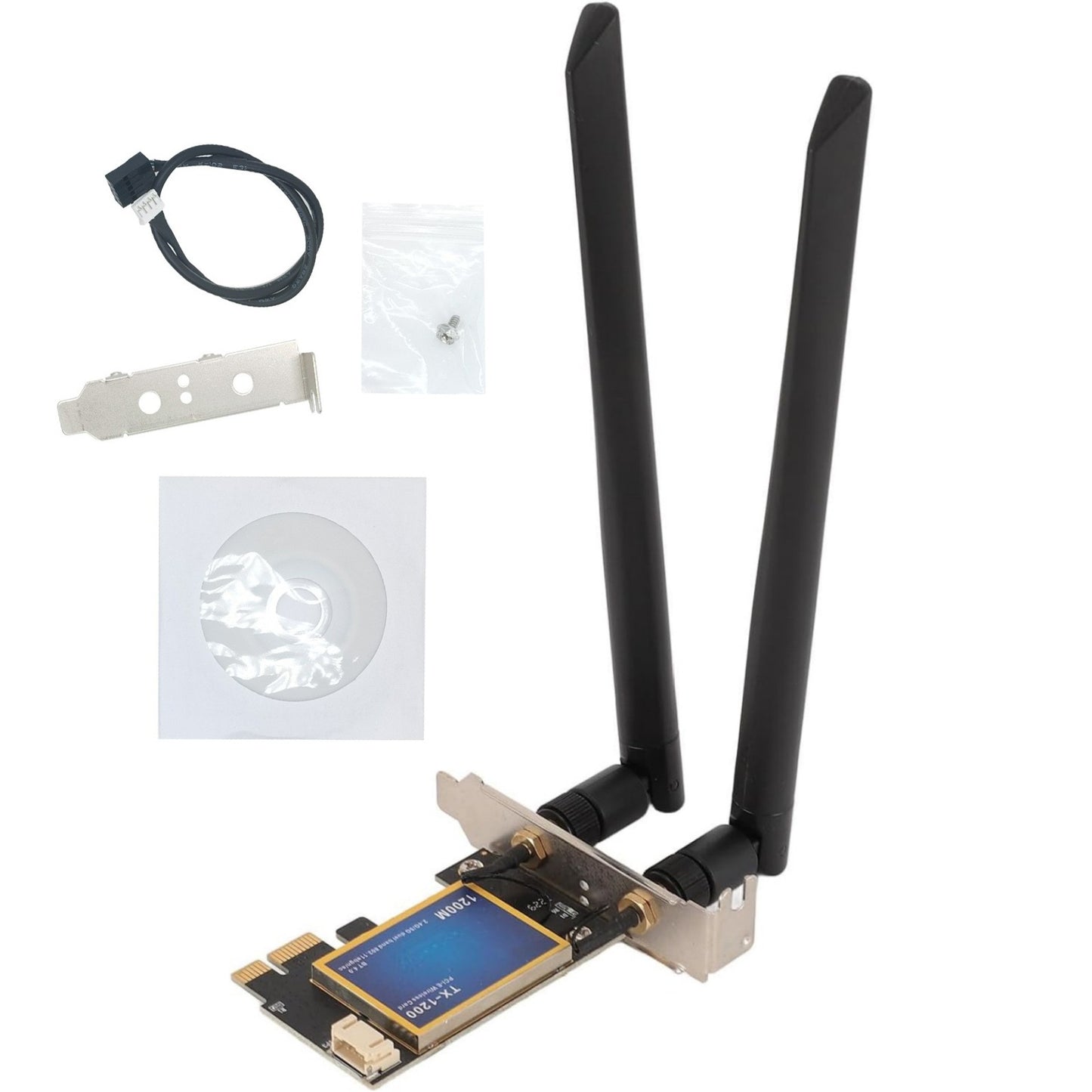 Wireless Network Bluetooth 4.0 Card With Double Band Design 7260AC Chip