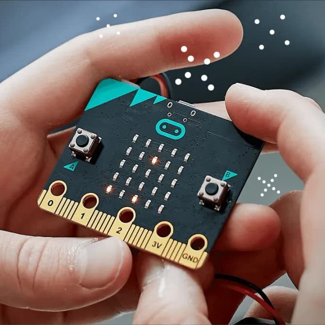 BBC Micro:bit V2 Board w\ MicroUSB Cable- 2 Programmable Buttons