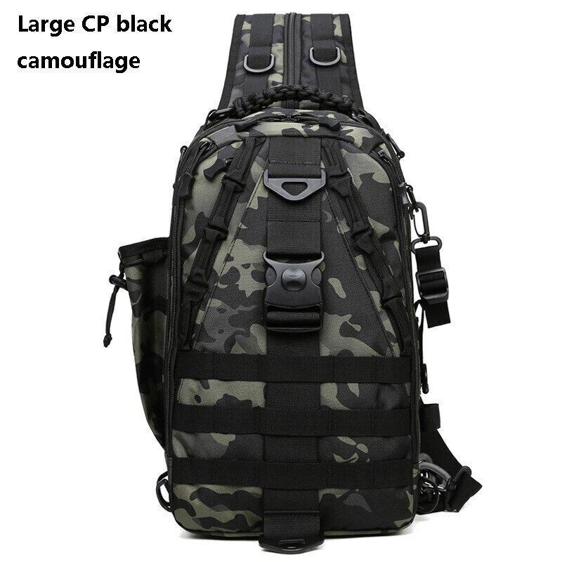 Men's Military Shoulder Bag Army Body Chest Bags Trekking Crossbody Hiking Pack