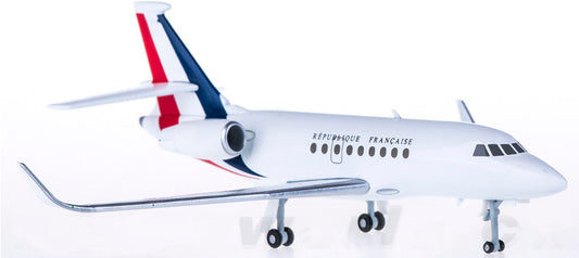 1:200 HOGAN France Air Force Dassault Falcon 2000 Passenger Plane Diecast Model