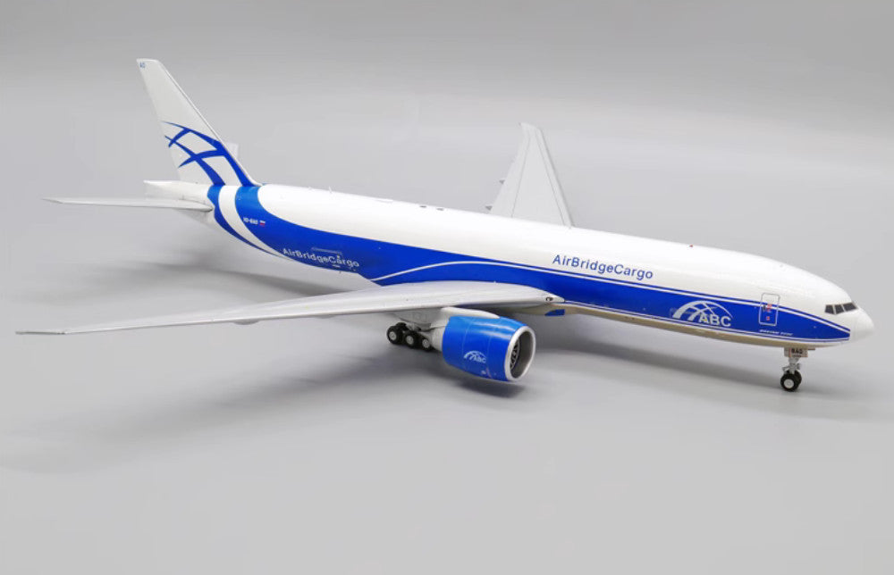 1:200 32CM JC WINGS AirBridgeCargo BOEING 777-200LRF Airplane Diecast Model
