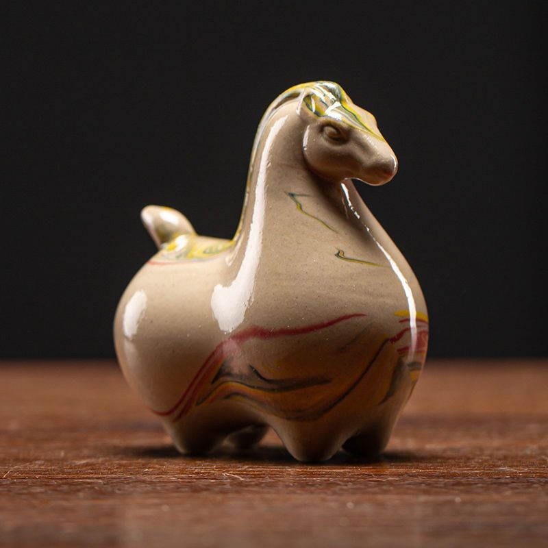 Ceramic Rabbit Tea Pet Decoration Living Room Office Porch Decoration