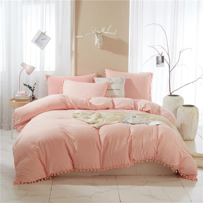 Bedding Set Queen Home Tassel Bed Cover Sets Size Duvet Cover No Sheet