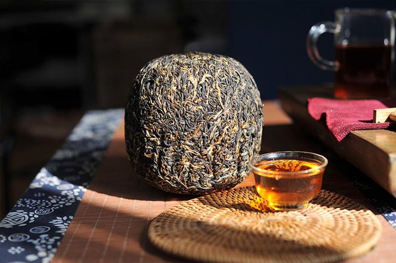 500g Top Dianhong Tea red black tea gold lion head tea gold gold melon Hao Cha