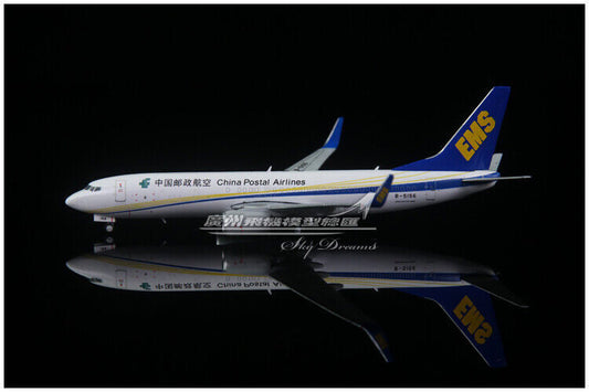 1:400 JC Wings EMS China Postal Airlines BOEING 737-800 Airplane Diecast Model