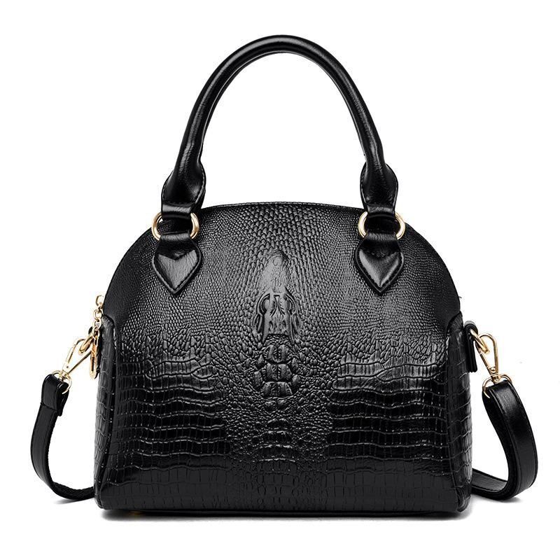 Synthetic Leather Shoulder Bags Large Women Messenger Handbag 25*22*10 CM Zipper